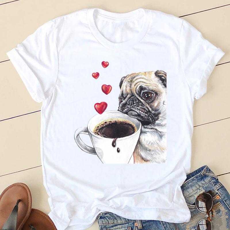 Dog Mom, Pug Mom, Paw T-Shirt