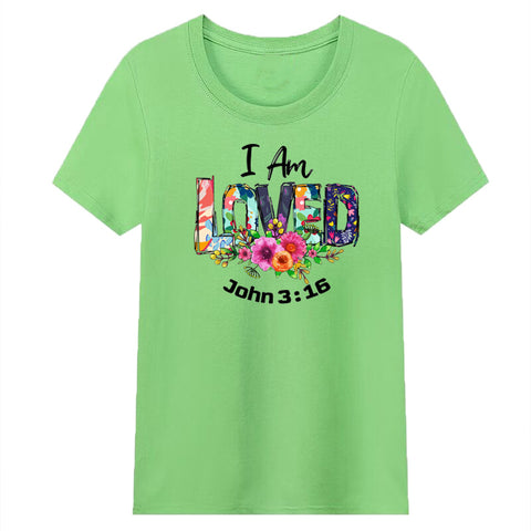 I Am Loved Casual T-Shirt Top