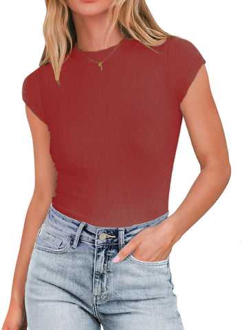 Women's Knitted Slim Casual Basic Top