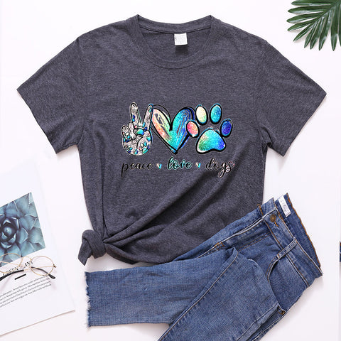 Peace Love Dogs T-Shirt