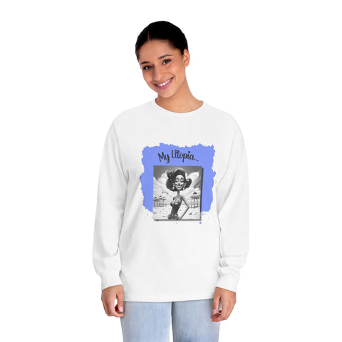 Unisex Classic Long Sleeve T-Shirt - Beach - Color Me Happy