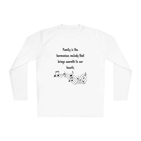 Lightweight Long Sleeve Tee - Family is the harmonious melody that brings warmth to our hearts.