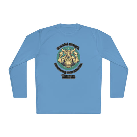 Lightweight Long Sleeve Tee - Taurus - Grounded strength, unwavering determination