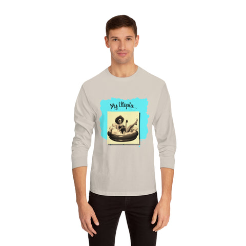 Unisex Classic Long Sleeve T-Shirt - Pool Day - Happy Hideaway