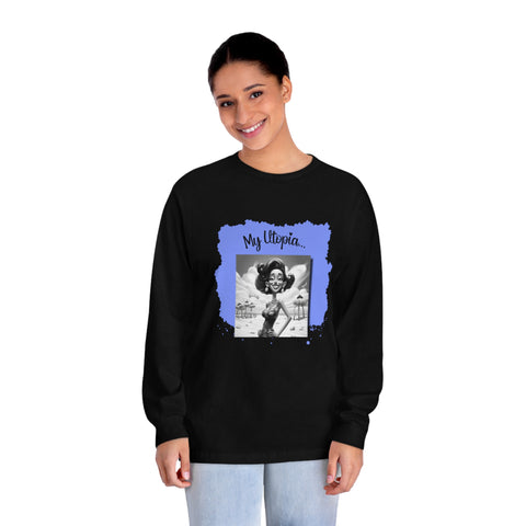 Unisex Classic Long Sleeve T-Shirt - Beach - Color Me Happy