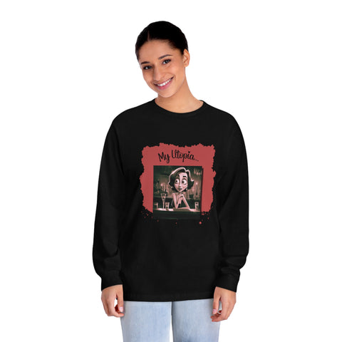 Unisex Classic Long Sleeve T-Shirt - Night Out - Happy Haven