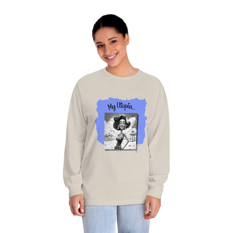 Unisex Classic Long Sleeve T-Shirt - Beach - Color Me Happy