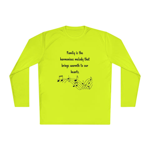 Lightweight Long Sleeve Tee - Family is the harmonious melody that brings warmth to our hearts.