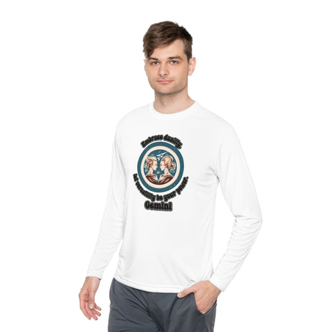 Lightweight Long Sleeve Tee - Gemini - Embrace duality, let versatility be your power