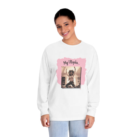 Unisex Classic Long Sleeve T-Shirt - Groove Dancing - Positively Chic