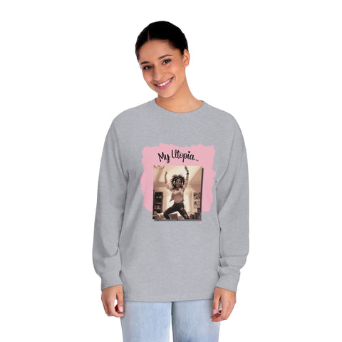 Unisex Classic Long Sleeve T-Shirt - Groove Dancing - Positively Chic