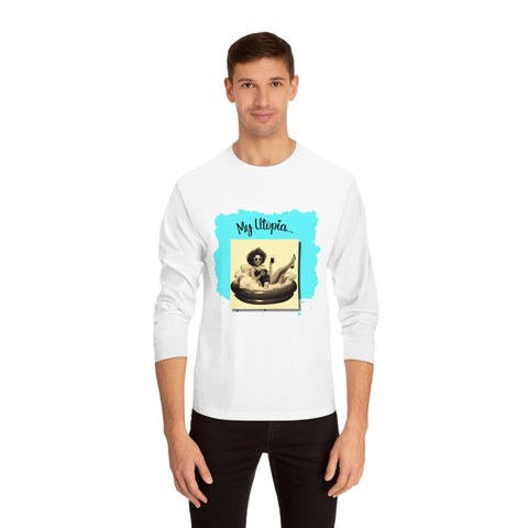 Unisex Classic Long Sleeve T-Shirt - Pool Day - Happy Hideaway