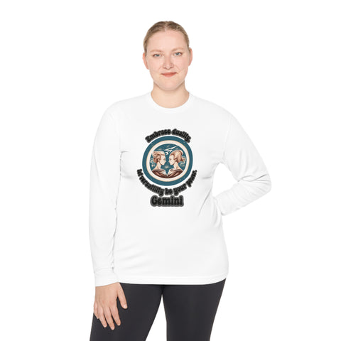 Lightweight Long Sleeve Tee - Gemini - Embrace duality, let versatility be your power