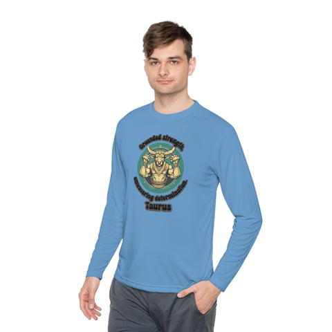 Lightweight Long Sleeve Tee - Taurus - Grounded strength, unwavering determination