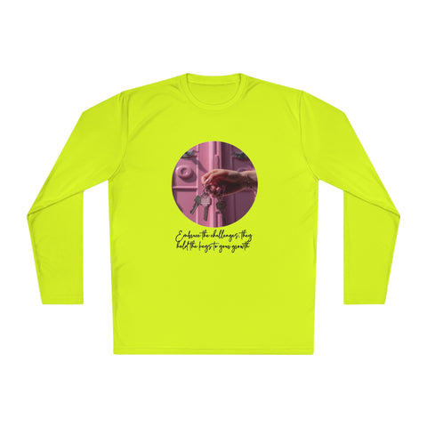 Lightweight Long Sleeve Tee - Embrace the challenges, they hold the keys to your growth