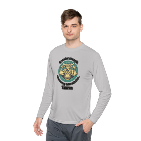 Lightweight Long Sleeve Tee - Taurus - Grounded strength, unwavering determination