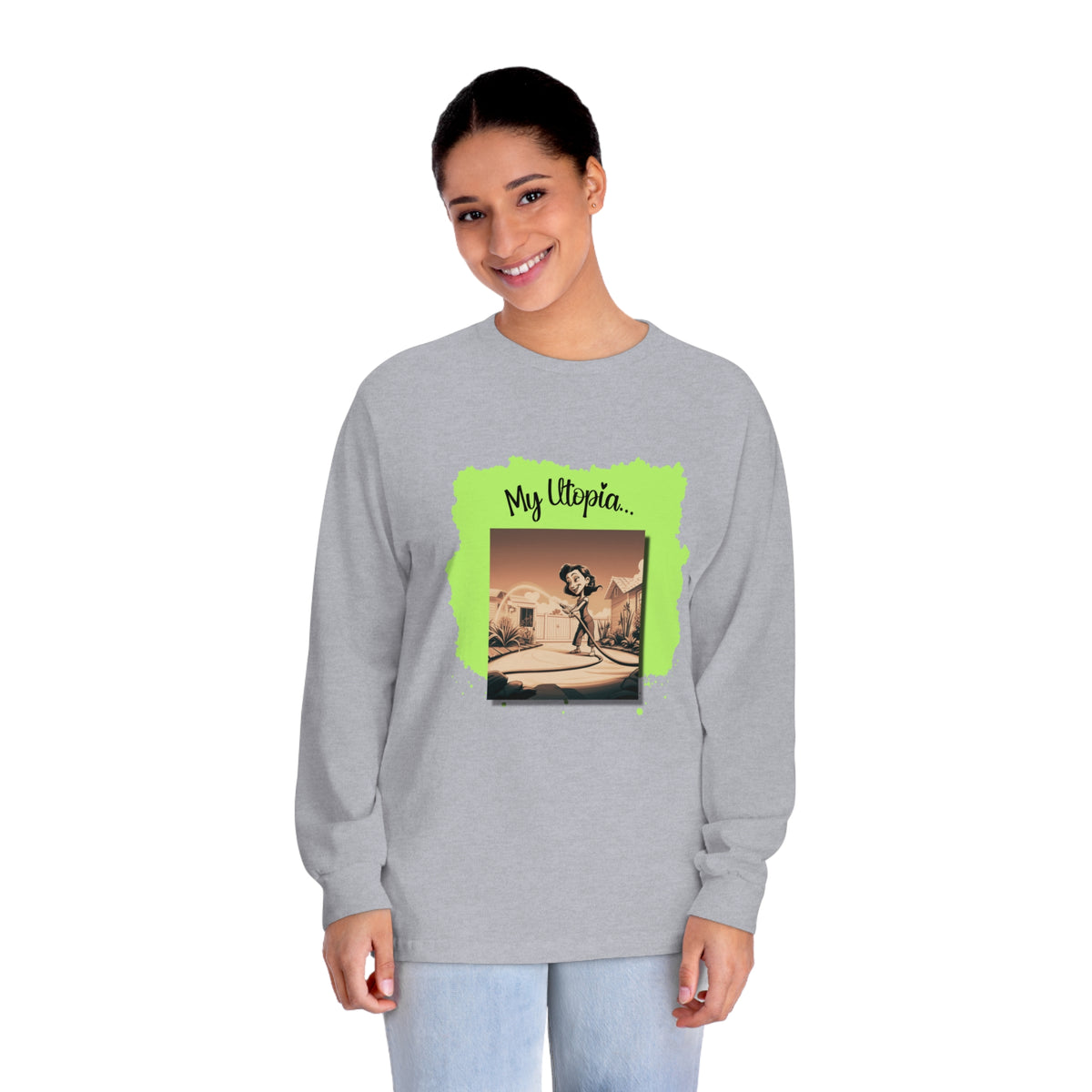 Unisex Classic Long Sleeve T-Shirt - Gardening - Fun and Fabulous