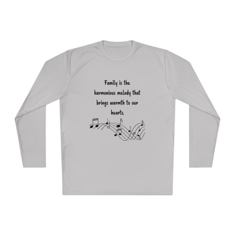 Lightweight Long Sleeve Tee - Family is the harmonious melody that brings warmth to our hearts.