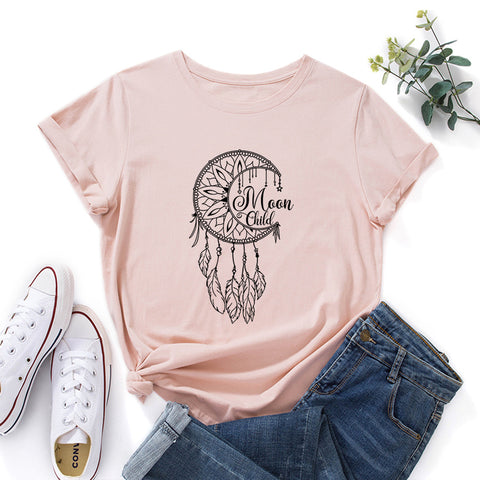 Moon Child Dream Catcher T-Shirt