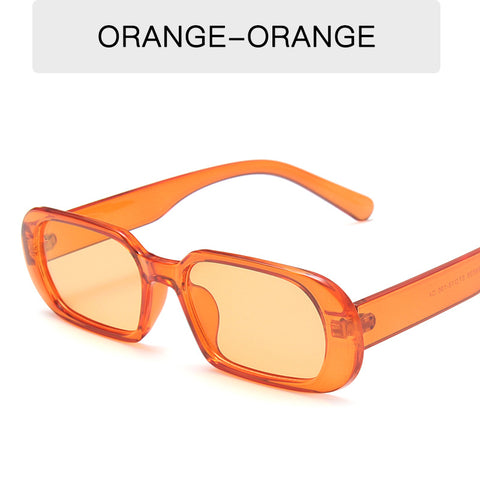 Retro Small Frame Sunglasses Candy Color Colorful