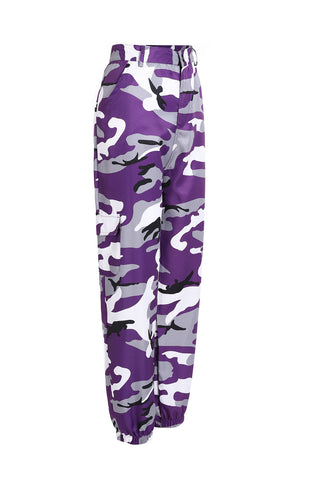 Camouflage Activewear Denim Casual Pants