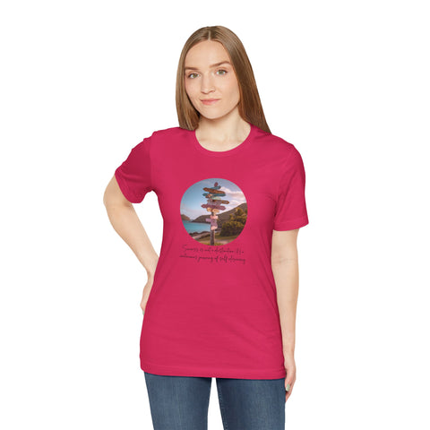 Short Sleeve Tee - Success is not a destination; it's a continuous journey of self-discovery