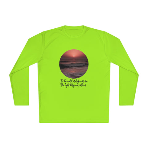 Lightweight Long Sleeve Tee - In the midst of darkness, be the light that guides others