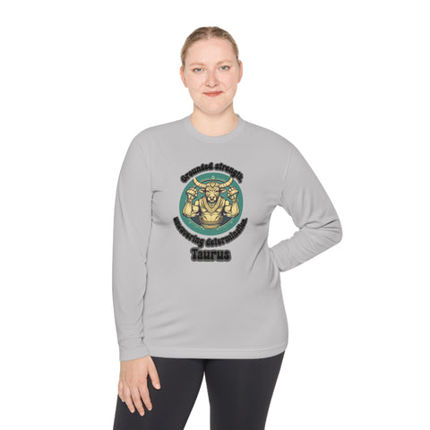 Lightweight Long Sleeve Tee - Taurus - Grounded strength, unwavering determination