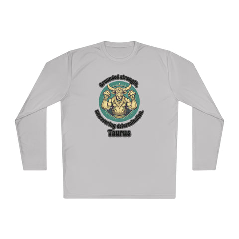 Lightweight Long Sleeve Tee - Taurus - Grounded strength, unwavering determination