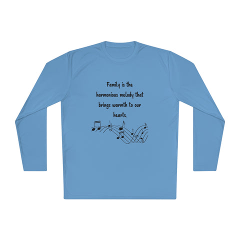 Lightweight Long Sleeve Tee - Family is the harmonious melody that brings warmth to our hearts.