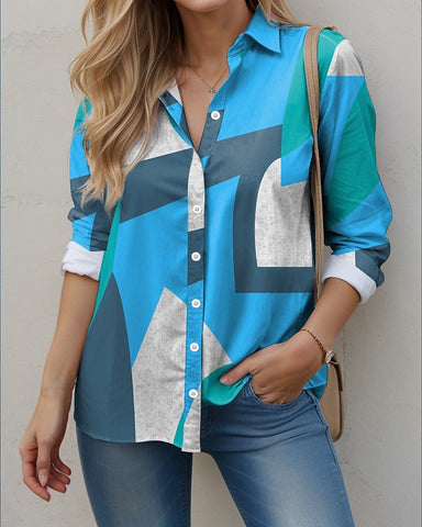 Colorful Geometric Elegant Top