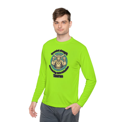 Lightweight Long Sleeve Tee - Taurus - Grounded strength, unwavering determination