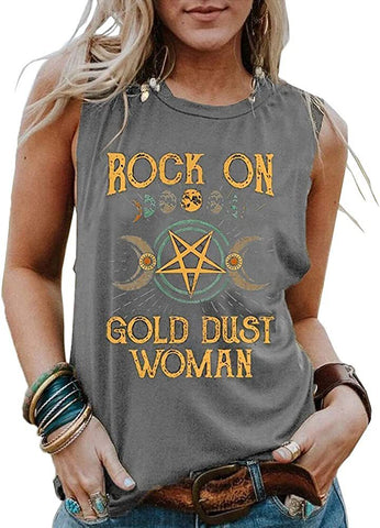 New Ladies Rock On Tank Top