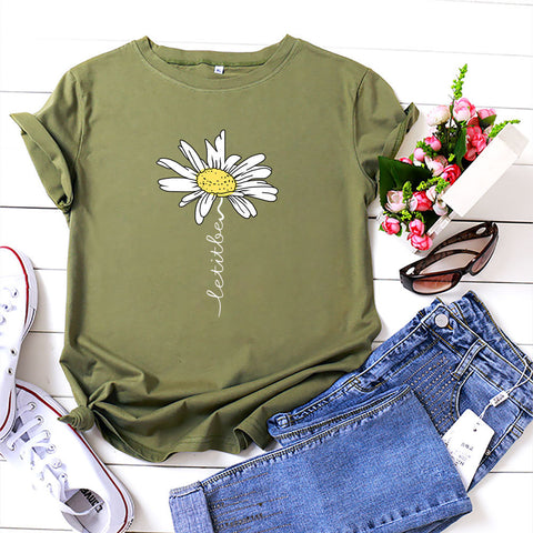 Let It Be Daisy T-Shirt