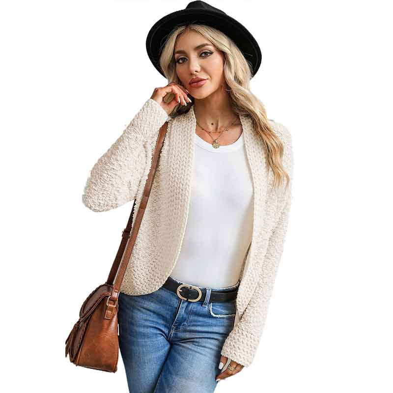 Simple Solid Color Sweater For Women