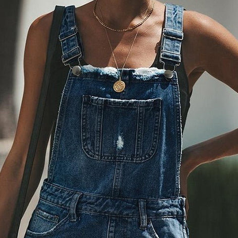 Casual Short Overalls