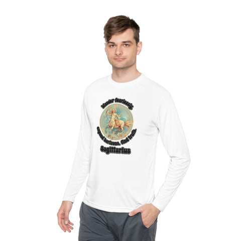 Lightweight Long Sleeve Tee - Sagittarius - Wander fearlessly, expand horizons, find truth