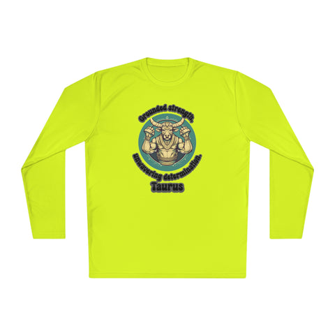 Lightweight Long Sleeve Tee - Taurus - Grounded strength, unwavering determination