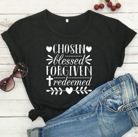 Chosen, Blessed Short-sleeved T-shirt Top