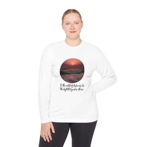 Lightweight Long Sleeve Tee - In the midst of darkness, be the light that guides others