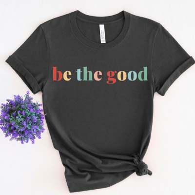 Be The Good Women's Cotton Round Neck Short Sleeve Top