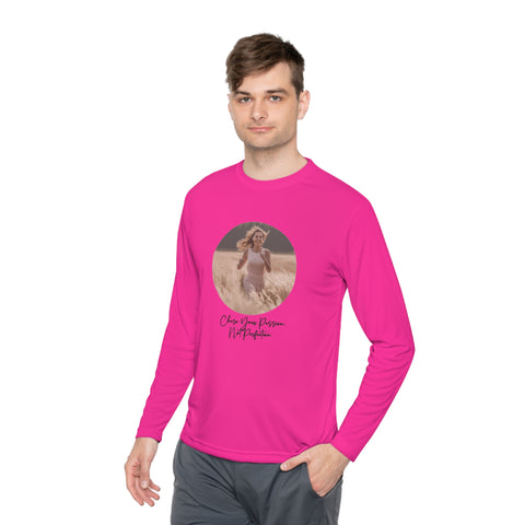 Lightweight Long Sleeve Tee - Chase Your Passion, Not Perfection