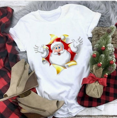 Christmas Cute Reindeer T-shirt