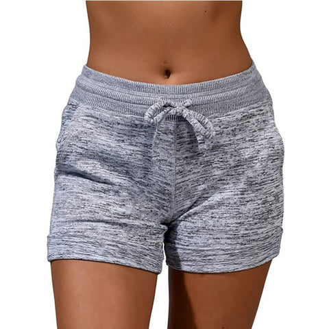 Women Shorts Quick-dry Lace-up Stretch Sports Shorts