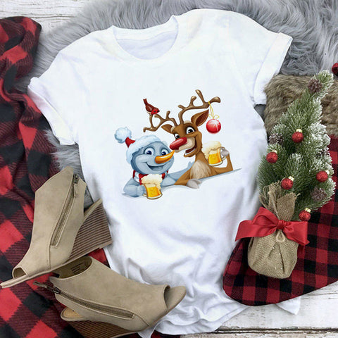 Christmas Cartoon Santa Claus T-Shirt