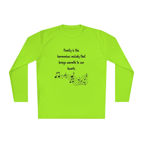 Lightweight Long Sleeve Tee - Family is the harmonious melody that brings warmth to our hearts.