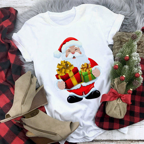 Christmas Cute Reindeer T-shirt