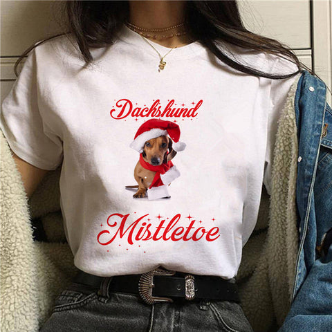 Dachshund Print Women's Summer Top