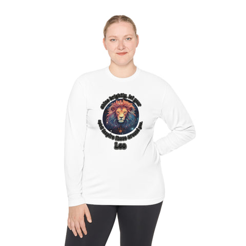 Lightweight Long Sleeve Tee - Leo - Shine brightly, let your spirit inspire those around you