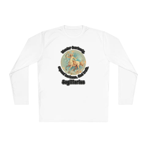 Lightweight Long Sleeve Tee - Sagittarius - Wander fearlessly, expand horizons, find truth